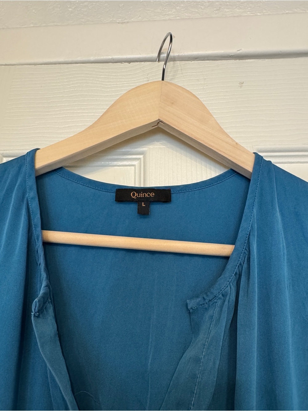 Quince Tiered Silk Maxi Dress - Picture 4 of 7